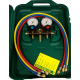 REFCO BM2-3-DS-R32 szervizarmatúra 3 tömlővel R32 / R410A