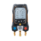 Testo 550SB elektronikus szervizarmatúra szett Bluetooth, 2 hőmérséklet érzékelővel és bőrönddel – 0564 5501