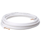 Szigetelt lágy rézcső 6 × 1,0 mm, 9 mm szigeteléssel, 25 m/tekercs