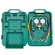 REFCO BM2-3-DS-R448A szervizarmatúra 3 tömlővel R448A / R449A / R452A, kofferben